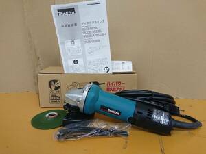 工1190-386♪【60】未使用品 makita マキタ 125mmディスクグラインダ 9535B