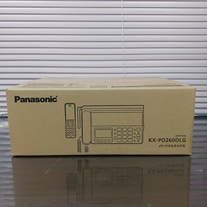 A035 新品 パナソニック Panasonic パーソナルファックス 電話機 KX-PD260DLG デジタルコードレス普通紙ファックス 子機1台付 EARR TEL/FAX