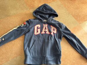 GAP ネイビー パーカー ジップアップ ギャップ サイズ160 jc 子供服 女の子 ロンT トレーナー