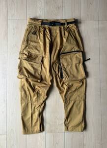 美品 NIKE ACG NIKE ナイキ 19AW ACG WOVEN CARGO PANTS ベルト付き メンズ S 左右非対称 カーゴパンツ 多機能