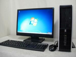 Windows7 Pro/HP Compaq 6000 Pro/Core2 Duo 2.93GHz/2GB/160GB/DVD/20インチ液晶付 【中古パソコン】【デスクトップ】