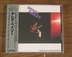 【DIW】Derek Bailey / Duo & Trio Improvisation (阿部薫,高木元輝