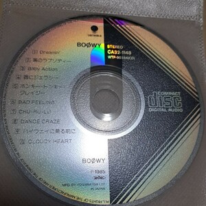 ジャンク品　BOOWY　CD ディスクのみ　氷室京介　布袋寅泰