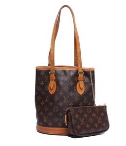 ルイ・ヴィトン ショルダーバッグ 肩掛け プチ バケット M42238 モノグラム レディース LOUIS VUITTON