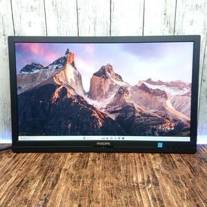 【動作確認済】PHILIPS 221S6Q 液晶ディスプレイ 21.5インチ AH-IPS 14ms ディスプレイ パソコン 画面 モニター スタンド欠品③