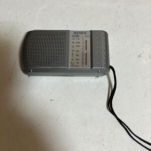 SONY FM/AMポータブルラジオ ICF-9 動作確認済み　レトロ　 ラジオ　アンティーク　中古