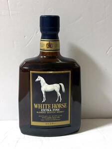 未開栓 古酒 洋酒 WHITE HORSE EXTRA FINE ホワイトホース エクストラファイン ブレンデッド スコッチ ウイスキー 43% 750ml/長期保管品/NL