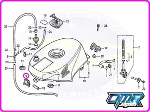 【新品】 フロントタンクラバー (フューエルタンク/マウント) NSR250R MC16