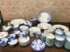 ☆中古品☆　深川製磁　まとめ売り　大皿　蓋付き茶碗　酒器　急須