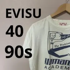 90s EVISU エビス t-shirt Tシャツ 短丈 人気ブランド