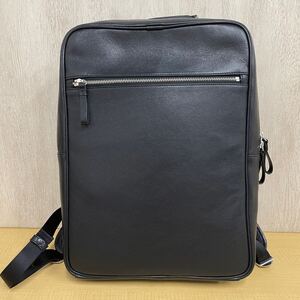 【Genuine Leather】ジェニュインレザー★レザーリュック バックパック ビジネスバッグ リュックサック カバン 本革 ブラック 11