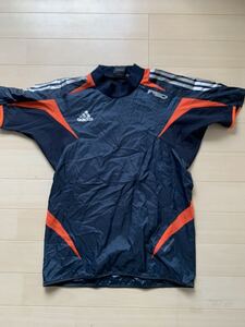 SALE★A adidas 半袖ピステウェア　ネイビー　O