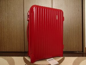 【リモワ RIMOWA】 サルサ(SALSA) キャビントローリー(レッド) 855.52 機内持込サイズ★状態良好!!★