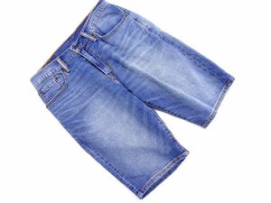 LEVI’S リーバイス 505 28721-0005 ハーフ デニムパンツ size29/青 ■■ ☆ ecc6 レディース