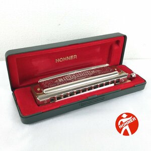 1205【ジャンク】 HOHNER ホーナー SUPER CHROMONICA CHROMATIC HARMONICA 270/48 C ハーモニカ 12穴 管楽器 ケース付き