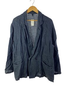 nest robe CONFECT◆テーラードジャケット/Linen Panama Weave Easy Jacket/5/リネン/ネイビー