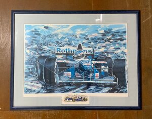 BA2087 ■送料込■ Randy Owens ランディ・オーエンス 限定525部 シルクスクリーン 肉筆サイン スポーツカー 絵画 美術品 5.6kg /くJYら