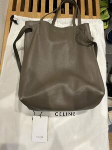 CELINE セリーヌ トートバッグ ハンドバッグ カバファントム スモール 　グレージュ