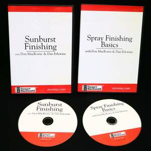 ＜中古・DVD＞　 ギターの塗装に関する解説　DVD2枚 「Spray Finishing Basics」、「Sunburst Finishing」