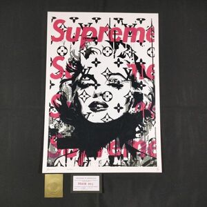 DEATH NYC 【DB35】 アートポスター 現代アート ポップアート 世界限定100枚 マリリンモンロー Banksy バンクシー ピンク Vuitton