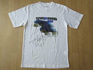 日本製 UCS GOODENOUGH 宇野薫 直筆 サイン コラボ strongenough uno Tシャツ S 白 宇野薫商店 UNO CAOLグッドイナフ 10AC 100A修斗 格闘技