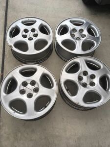 ☆処分☆SUBARU純正　アルミホイール　5穴 15 x 6JJ オフセット55 4本☆