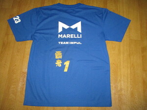 MARELLI・カルソニックレーシング・チームインパル・スーパーGT　ドライＴシャツ　未使用　サイズM　ジャケット 