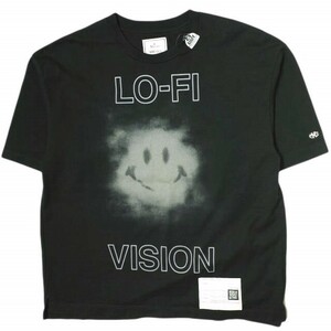 新品 MAISON MIHARA YASUHIRO メゾンミハラヤスヒロ 24SS SMILY FACE PRINTED TEE スマイリーフェイスプリントTシャツ A12TS651-0 50 BLACK