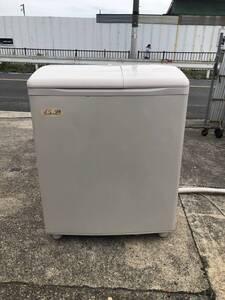 清掃済み L-331 HITACHI/日立 2槽式電気洗濯機 4.5kg PS-H45L 2015年製 中古