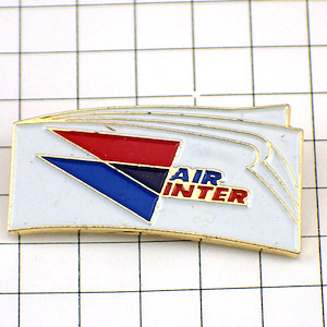 ピンバッジ・エールアンテール航空チケット券エールフランス航空 AIR-FRANCE AIR-INTER SAVOIE 1992◆フランス限定ピンズ