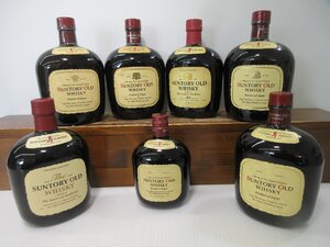 7本セット サントリー オールド SUNTORY 380-750ml 40-43% 国産ウイスキー 古酒 未開栓 ※店頭受取不可 ※1円スタート/1-21-3