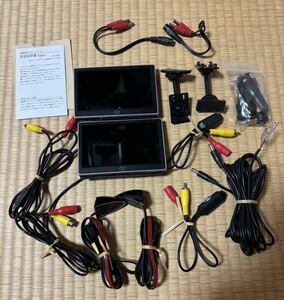 蝦眼電子サイドミラー(黒) モニター(5インチ、光沢式) 日本メーカー品 品番S501-KB