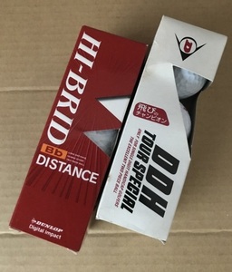 ゴルフボール 6個 『DUNLOP (ダンロップ)　DDH ツアースペシャル ＆ HI-BRID Bb DISTANCE』