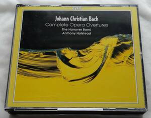 J.C.バッハ:オペラ序曲全集☆J.C.Bach:Complete Opera Overtures☆The Hanover Band☆Anthony Halstead☆輸入盤☆CD3枚組☆CPO