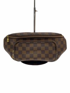 LOUIS VUITTON◆バムバッグ・メルヴィール_ダミエ・エベヌ_BRW/PVC/ブラウン/N51172/ルイヴィトン//