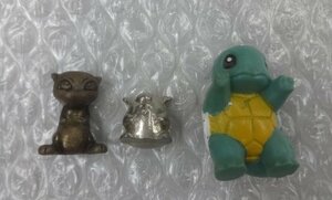 ★当時物 ポケットモンスター ポケモンメタルコレクション ミュウ ピッピ キーホルダーマスコット ゼニガメ フィギュアグッズ