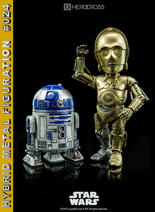 ヒーロークロス【ハイブリッド・メタル・フィギュレーション】#024 『スター・ウォーズ』 C-3PO & R2-D2　未開封品