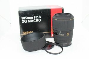 新品同様品■シグマ SIGMA 105mm F2.8 EX DG MACRO SONY/MINOLTA ソニー/ミノルタ Aマウント #Z2538