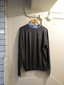 John Smedley ×　ジョンスメドレー　Fragment フラグメントデザイン　×　SEQUEL　シークエル　薄手　ニット　新品同様　サイズXL　グレー