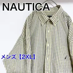 YAF68【US輸入】NAUTICA　長袖シャツ【メンズ2XL】薄い黄色水色他