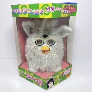 未使用 トミー Furby 初代 ファービー シャンパン ラメ ホワイト 白