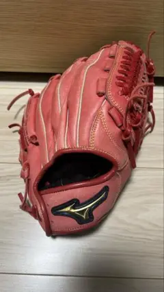 Mizuno select9 赤レザー製　野球グローブ