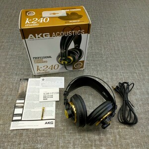 す1350 ヘッドフォン AKG ACOUSTICS K240 アーカーゲー エーケージー アコースティック 元箱付 ヘッドホン