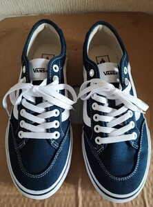 VANSスニーカー 26.5cm 紺色 中古品