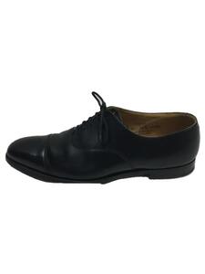 CROCKETT&JONES◆ドレスシューズ/別注/HALLAM/ストレートチップUK7.5/BLK/レザー/5057