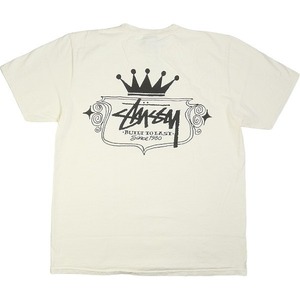 STUSSY ステューシー 24SS BUILT TO LAST TEE PIGMENT DYED White Tシャツ 白 Size 【L】 【新古品・未使用品】 20797543