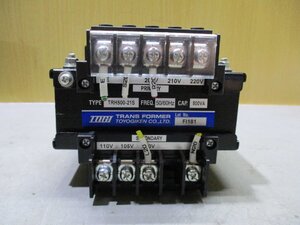 中古 TOYOGIKEN TRH-Sシリーズ TRH500-21S トランスフォーマー (JBFR60930E031)