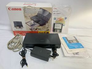 Canon キャノン BJC-35vⅡ モバイルプリンター インクジェットプリンター カートリッジなし 電源可 印刷未確認 ジャンク T00001