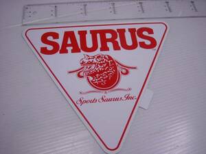 ザウルス　SAURUS　ステッカー　三角形　(1)　スポーツザウルス