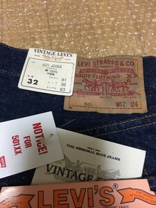 激レア デッド 米国製★新品未使用タグ付★LEVI